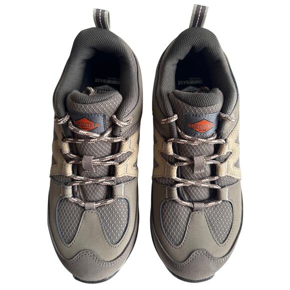 Merrell Siren Safety Work Shoe Women's 8 M Alloy Toe EH Leather Brindle J099322 - Picture 4 of 12